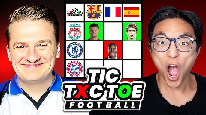 TIC TAC TOE ESTÁ DE VOLTA! #futebol #futeboltiktok #tictactoe #tictact