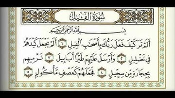 سورة الفيل كاملة للشيخ أحمد العجمي Surat Al Fil - Ahmed Al ajmy