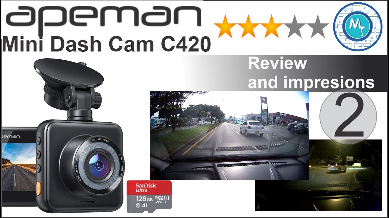 Apeman Dual HD Dash Cam