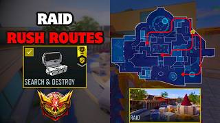 Raid SnD Rush Routes !! (Legendary Ranked Search and Destroy)