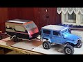 Home built off road caravan detailed view