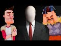 ПРИВЕТ СОСЕД ВСТРЕТИЛ SLENDERMAN!HELLO NEIGHBOR В GARRY'S MOD!СЛЕНДЕРМЕН В ГАРРИС МОДЕ!ШОУ ХРИПЛЫХ!