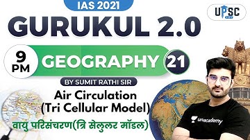 Air Circulation (Tri Cellular Model) | Gurukul 2.0 | Crack UPSC IAS 2021 | Geography by Sumit Rathi