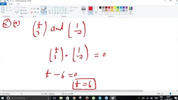 Dot product of perpendicular vector