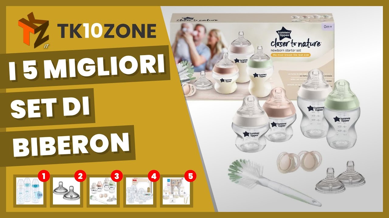 I 5 migliori set di biberon per ogni Fase della Crescita