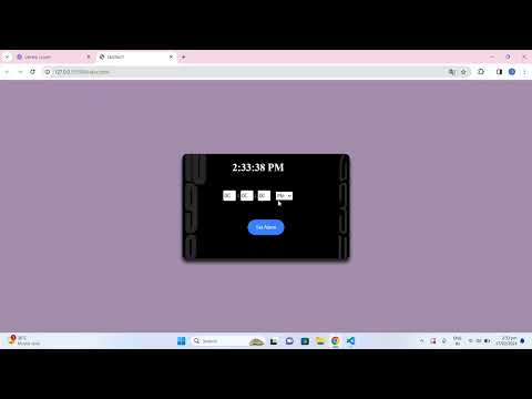 Alarm Clock using JavaScript