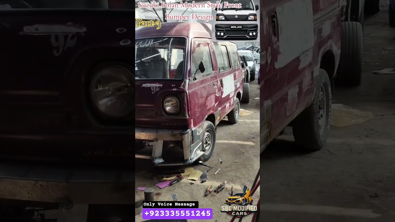 Дизайн переднего бампера Suzuki Bolan в современном стиле. Часть 3. 