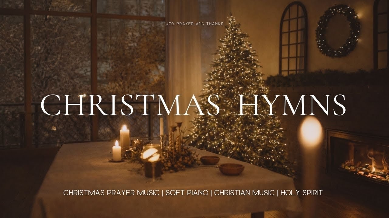 [1 Hour Playlist] Christmas Hymns | Soft Piano Music Reharmonization