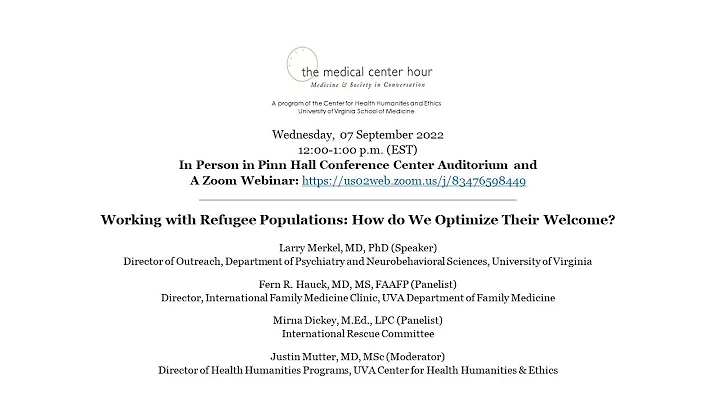 Working with Refugee Populations: How do We Optimi...