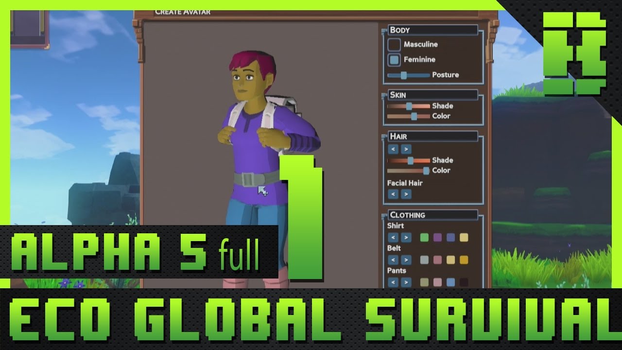 Eco Global Survival Gameplay Part 1 | Avatar Character New Update | Survival Game Let's Play Alpha 5