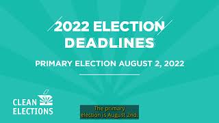 Election Day - 2022 Primary Election Dates