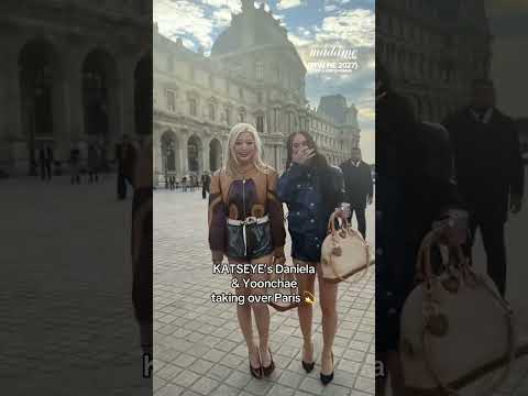 Daniela & Yoonchae from #katseye at the Louis Vuitton Spring Summer 2027 show ⭐️