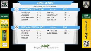 Ashton-on-Mersey CC 2nd XI v Winnington Park CC 2nd XI