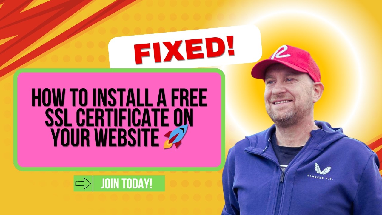 How to Install a Free SSL Certificate on Your Website 🚀 - YouTube