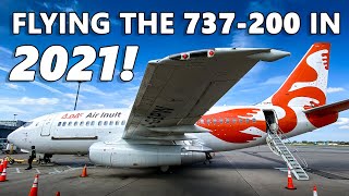 FLYING AIR INUIT'S BOEING 737-200 COMBI! Montreal to Puvirnituq (4K)