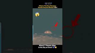 What Is This Rare Planetary Parade Everyone Missed | #shorts #moon #space #universe #viral
