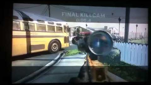 Call Of Duty: Black Ops 360 quickscope Final kill cam