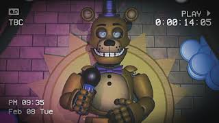 [Fnaf/VHS] Fredbear Sing Hidden in the Sand (Cinema 4d) - by Fnaf GJ