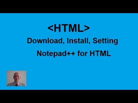Download, Install, and Setting Notepad++ for HTML - YouTube