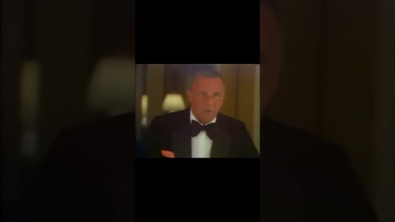 Frank Sinatra backstage before a show in Vegas 