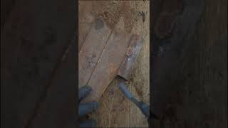 Part 1👍🏻Restoration Very Rusty Rare Gigantic Knife #restoration #restore #rust #asmr #satisfying