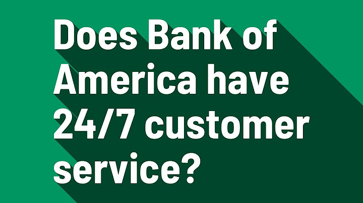 Telephone number to bank of america customer service