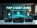 Top 3 AVRs for Beginners Who Hate Complicated Setup in 2025 – Easy Plug &amp; Play!