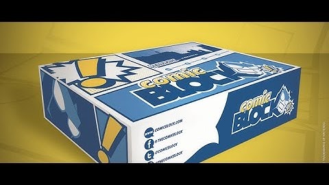 Unboxing of Comic block (From Nerdblock) October 2016