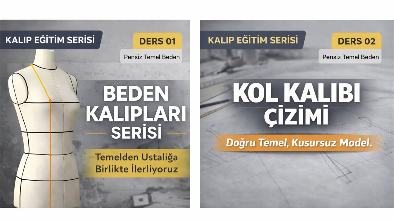 Temel kol kalıbı (Penssiz  temel beden )#patterns #fashion #sewing #moda #diy 