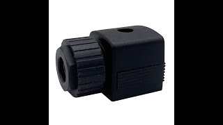 DIN43650A Burkert Type 2508 Solenoid Valve Coil Cable Plug Connector DIN 43650 Form A DIN 43650A