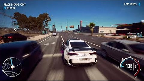 Escape point event in my Infinity Q60S | NFS Payback | Gameplay | Walkthrough | Cop Chase | Event