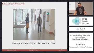 Using language to understand vision and vision to understand language
