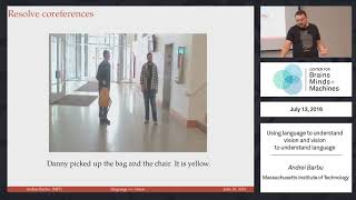 Using language to understand vision and vision to understand language