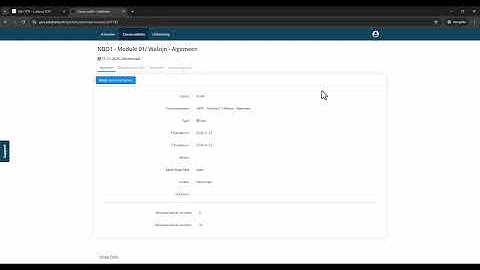 Instructiefilm docenten  - planning raadplegen