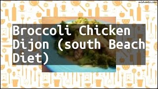 Recipe broccoli chicken dijon (south ...
