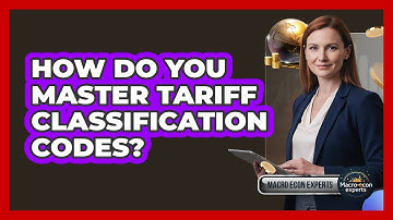 How Do You Master Tariff Classification Codes? - Macroecon Experts