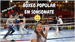 BOXEO POPULAR en SONSONATE Asi se viven las *FIESTAS PATRONALES*