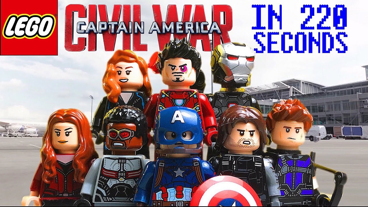 CAPTAIN AMERICA: CIVIL WAR in 220 seconds [Lego Stopmotion Animation] -  YouTube