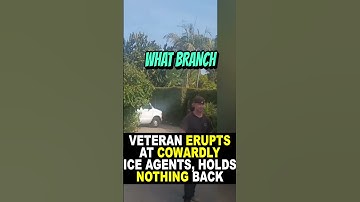 Combat Veteran Goes Scorched Earth on ICE Agents