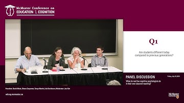EdCog 2019 - Panel Discussion