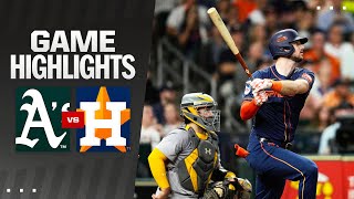 A's vs. Astros Game Highlights (5\/13\/24) | MLB Highlights