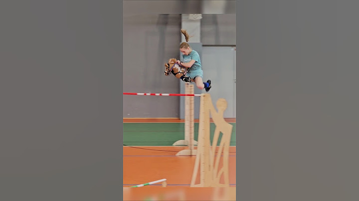 More hobby horse jumps! (120 cm all) #hobbyhorse #hobbyhorsing #hh #sport #gym