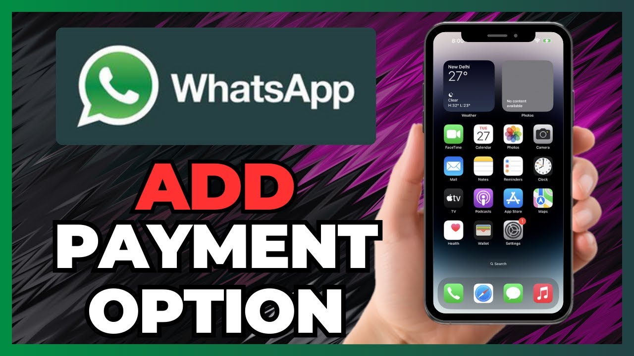 HOW TO ADD A PAYMENT METHOD IN WHATSAPP BUSINESS 2025 - YouTube