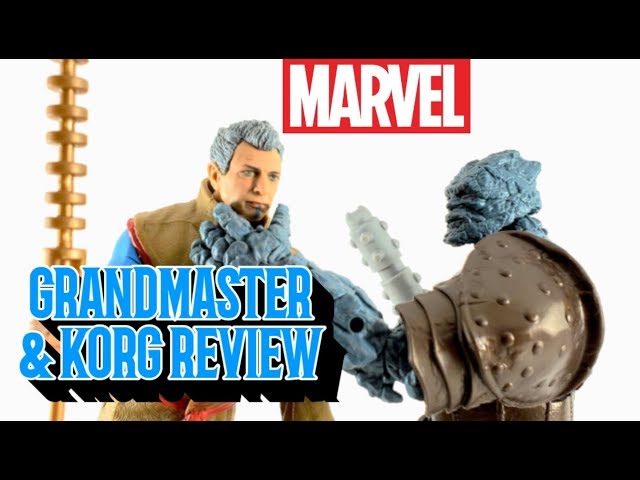 Marvel Legends 6 Thor Ragnarok The Grandmaster And Korg 2-Pack Video  Review And Images