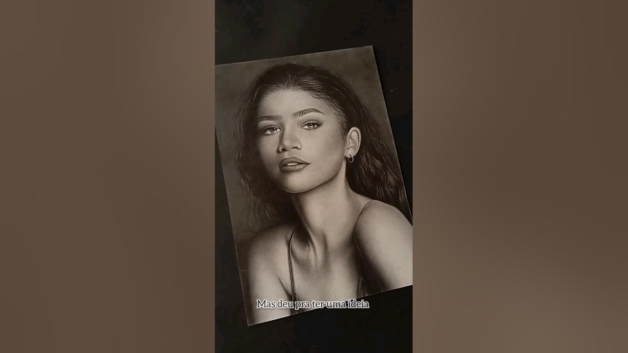 How to make an easy draw Zendaya #shorts #short #draw #fy #desenho #