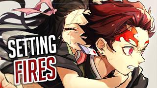 Nightcore - Setting Fires (Rock Version) (Lyrics)