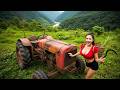 Genius Female CEO Restores an Abandoned Tractor After Years of Ruin into a Fully Working Machine