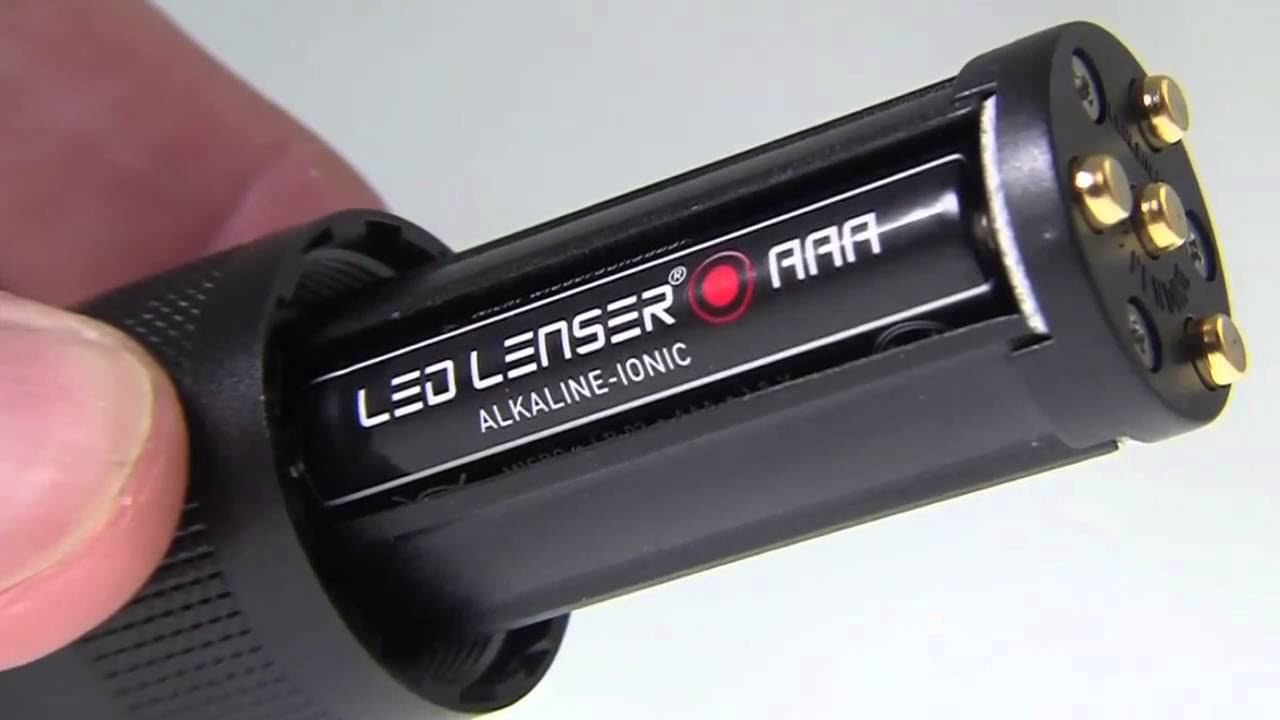 LED Lenser LED7008 L7 Polycarbonate Torch Demonstration From STD