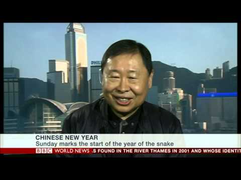 Chinese Feng Sui master, Raymond Lo, gives his pre...