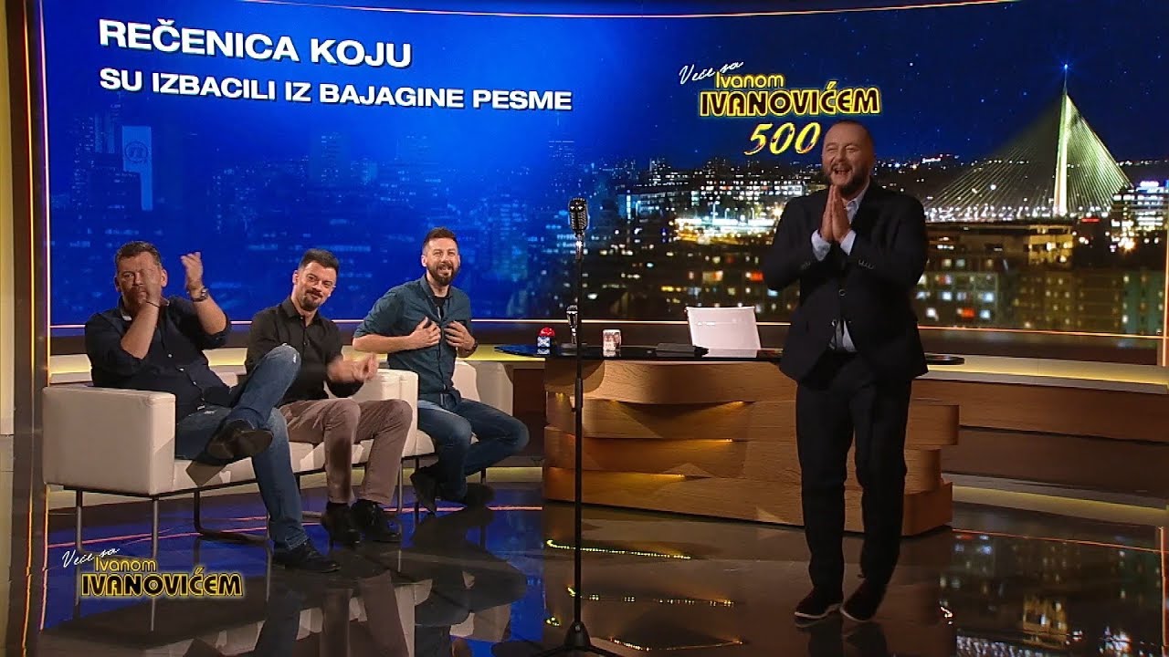 Rečenica koju su izbacili iz Bajagine pesme - Veče sa Ivanom Ivanovićem 500.